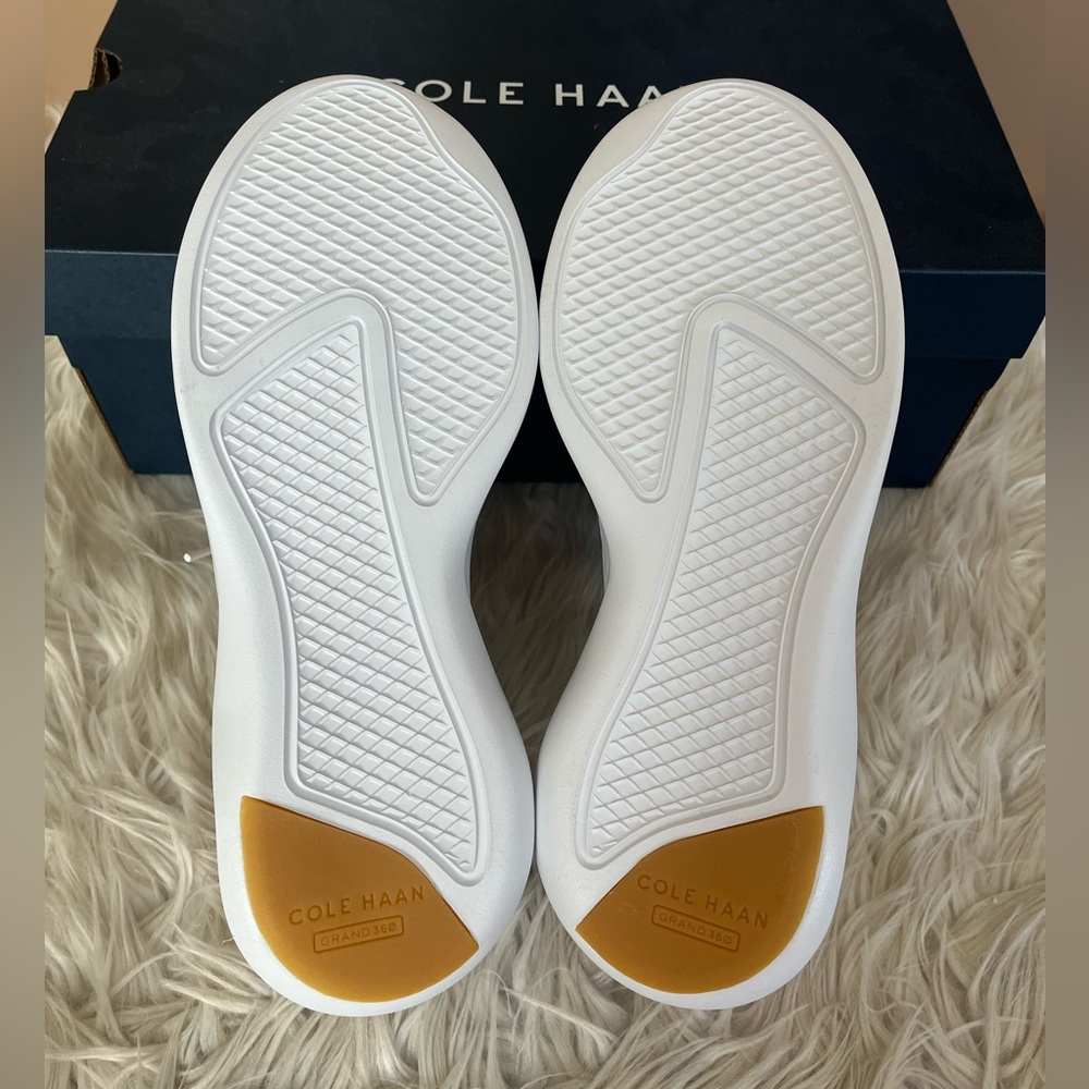 {Cole Haan} Grand Crosscourt Stitchlite RunOX Sneaker in Crystal Gray Knit - Picture 7 of 9